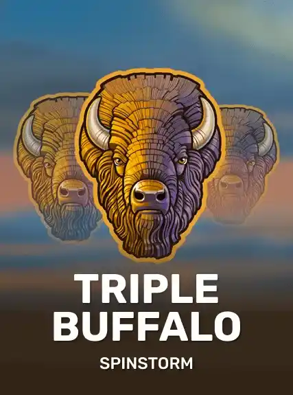 Triple Buffalo game tile